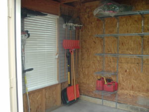 organize tool shed