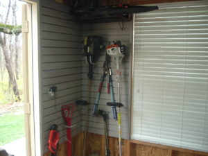 organize tool shed