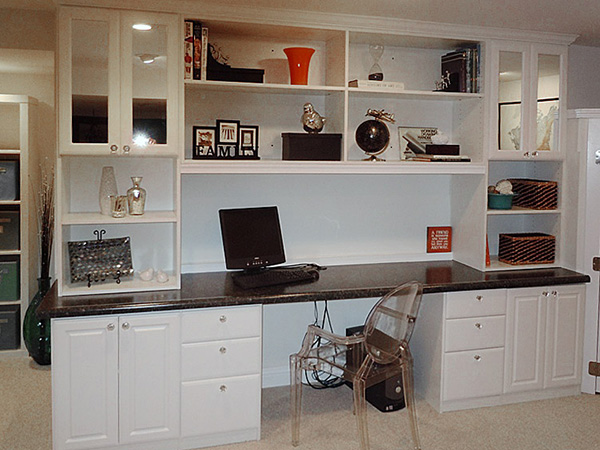 Custom Built Home Office Furniture And Storage St Louis Mo Area