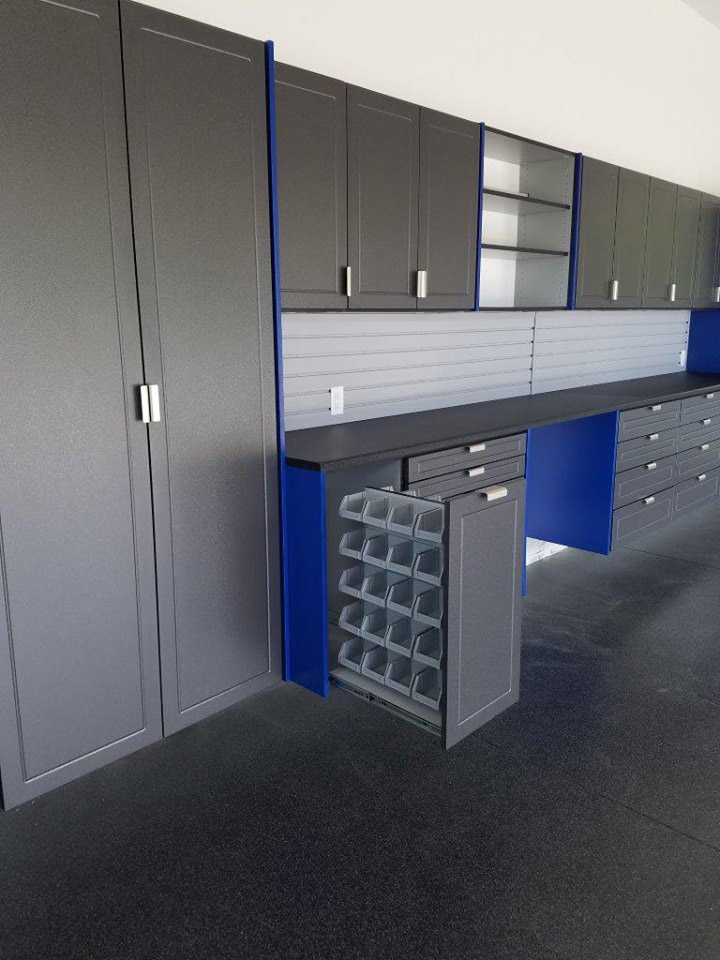 Pewter Garage Cabinets St. Louis MO